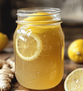 Natural Mounjaro wellness drink on morning table