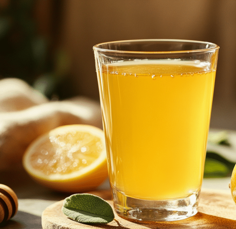 Natural zepbound recipe drink in a glass
